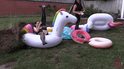 Tiana & Char - Inflatables are made for Popping (Wide Angle)